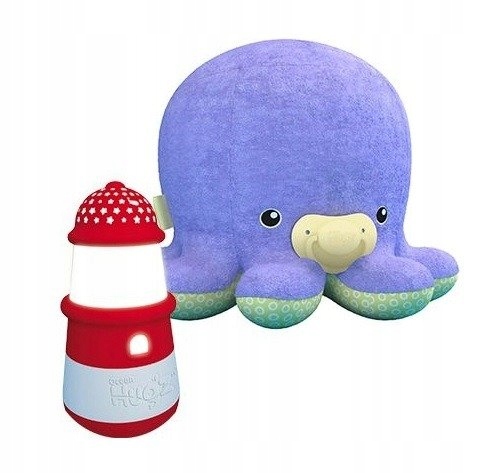 М'яка іграшка восьминіг TM Toys з проектором і ліхтарем фіолетова octopi — фото 8