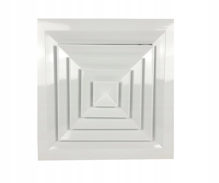 Anemostat ventilační mřížka pro přívod vzduchu* bílá kazetová Cd-sa 595x595 mm