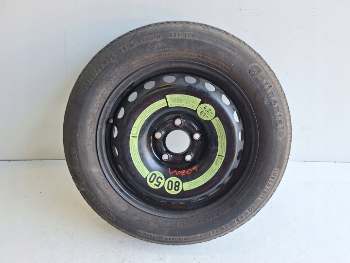 MERCEDES C-KLASA W204 08-> CUSCINETTO TENDICINGHIA ruota di scorta 125/90 R16 ET20