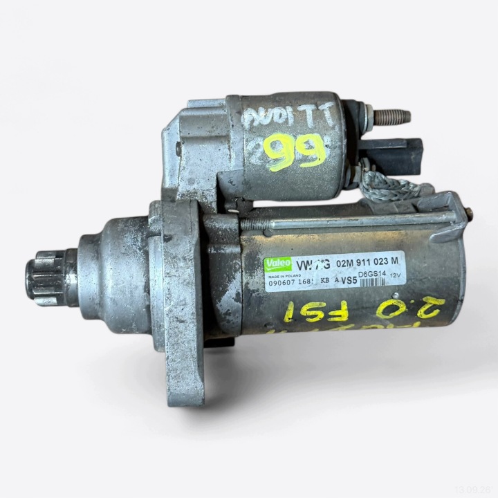 startér STARTER originál VW VOLKSWAGEN AUDI SKODA SEAT 02M911023M