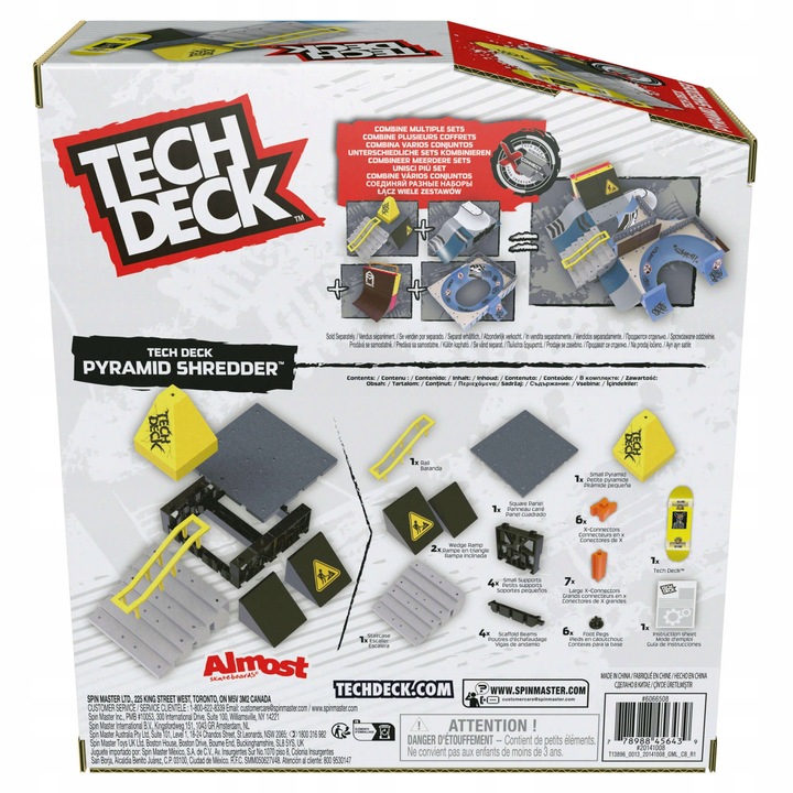 RAMPA FINGERBOARD RAIL PYRAMID SHREDDER TECH DECK Stan opakowania oryginalne