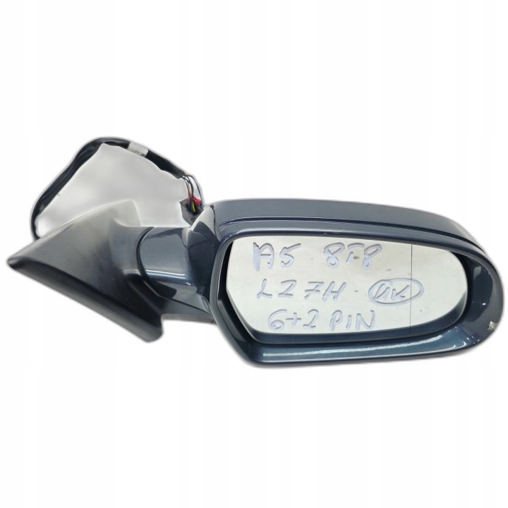 SPECCHIETTO RETROVISORE Esterne Destro AUDI A5 8T LIFT SPORTBACK LZ7H 6+2 PIN UK