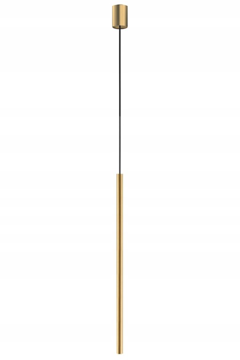 Závěsná lampa Laser 75 cm zlatá 1xG9 10450 Nowodvorski dlouhá trubka