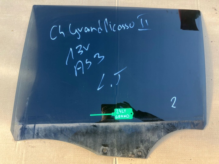 FENSTER Tür links heck CITROEN C4 GRAND PICASSO II 13R CIEMNA