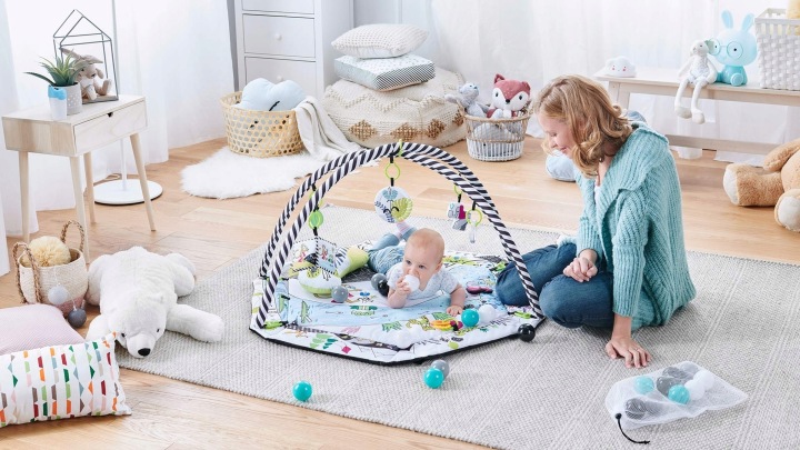 Kinderkraft SMARTPLAY Килимок розвивальний інтерактивний дитячий майданчик для немовлят — фото 11