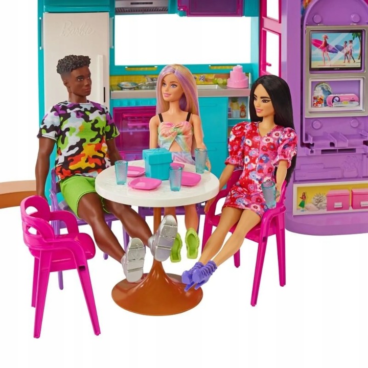 Barbie wakacyjny domek для ляльок набір для гри HCD50 — фото 7