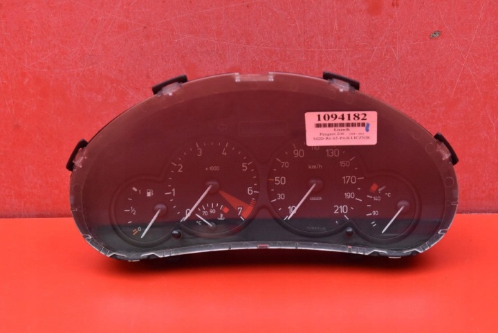 quadro strumenti TACHIMETRO contagiri OROLOGIO EU 9648837080 PEUGEOT 206 1.6 16V 109 KM 98-03