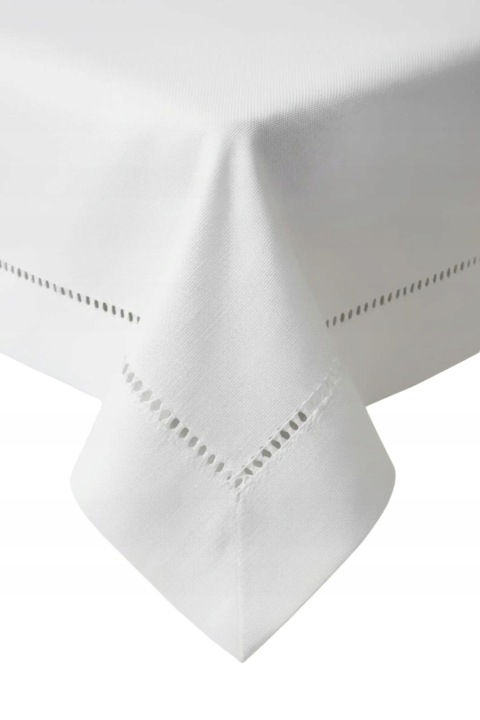 Dekorativní ubrus Classy 140x260 bílý s merežkou
