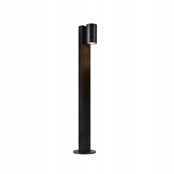 Venkovní zahradní sloupková lampa Tin Černý hliník Sklo IP44 Nordlux