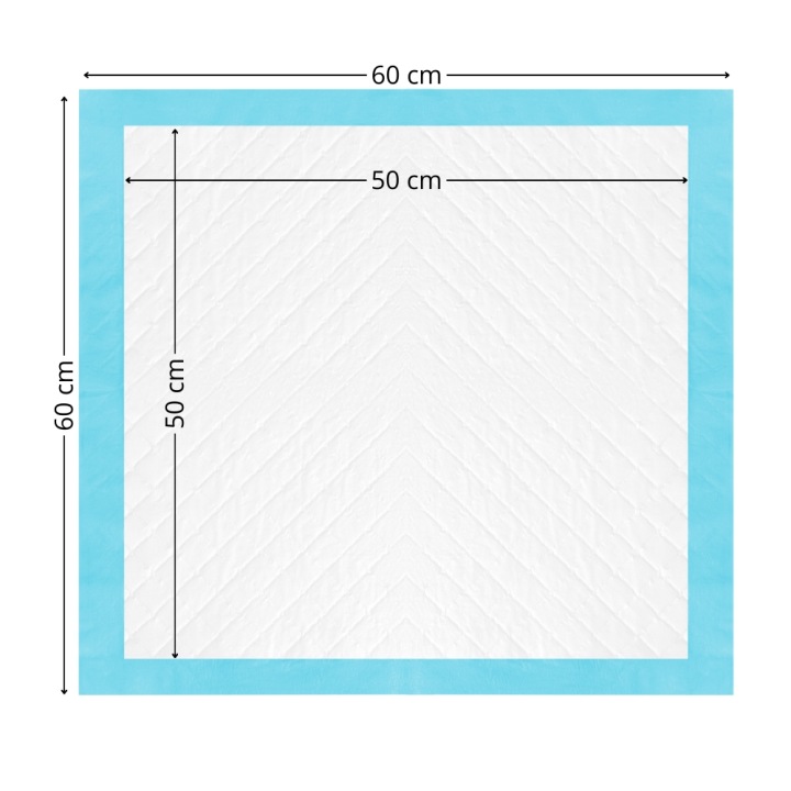 Підкладки Вбирні одноразові Гігієнічні safeLINE MERCATOR 60x60 25 шт. — фото 7