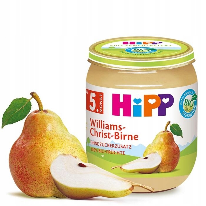 HIPP Біо Willams Christ Груша пюре фруктовий 100% 125 г 5 м