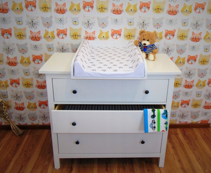 Пеленальник заокруглений накладка на комод Hemnes — фото 6