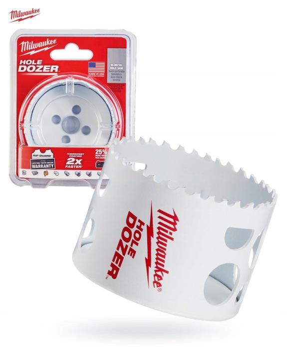 Korunkový Vrták 52 mm Hole Dozer Milwaukee 49560122 Na Kov