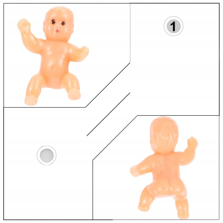 BABY фігурки подарунок 30 шт. декорація пластикова — фото 6