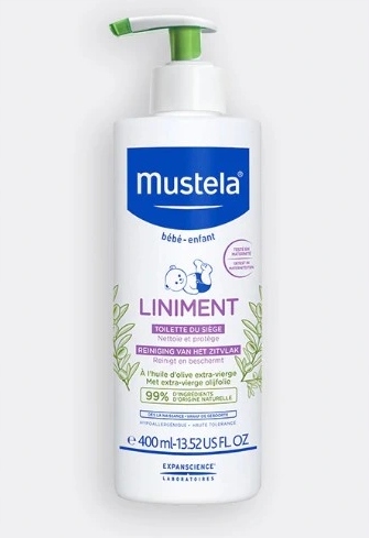 MUSTELA Лінімент для очищення ділянок під підгузком 400 мл — фото 4