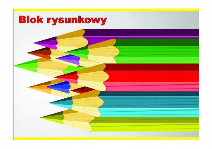 Білий Альбом Для малювання Для Малювання Блоки 10 шт. A4 20 Аркушів Interdruk