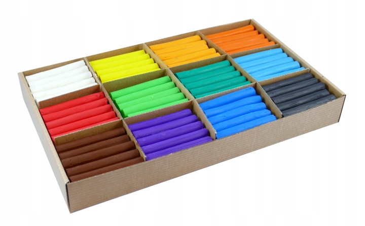 Пластилін набір для дитсадків 180 шт. 12 кольорів