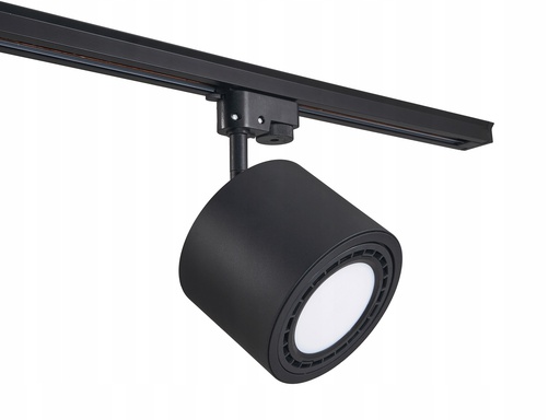 Led Halogenové Svítidlo GU10 Kolejnicová Lampa Černá