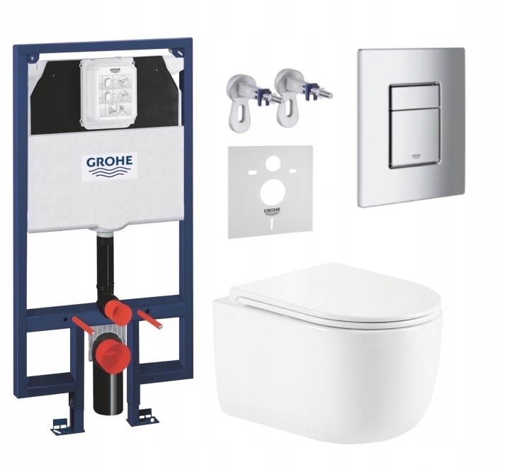 7v1 Wc Set, Stelaz Grohe Slim Wc Mísa Tornado Imprese Tlačítko