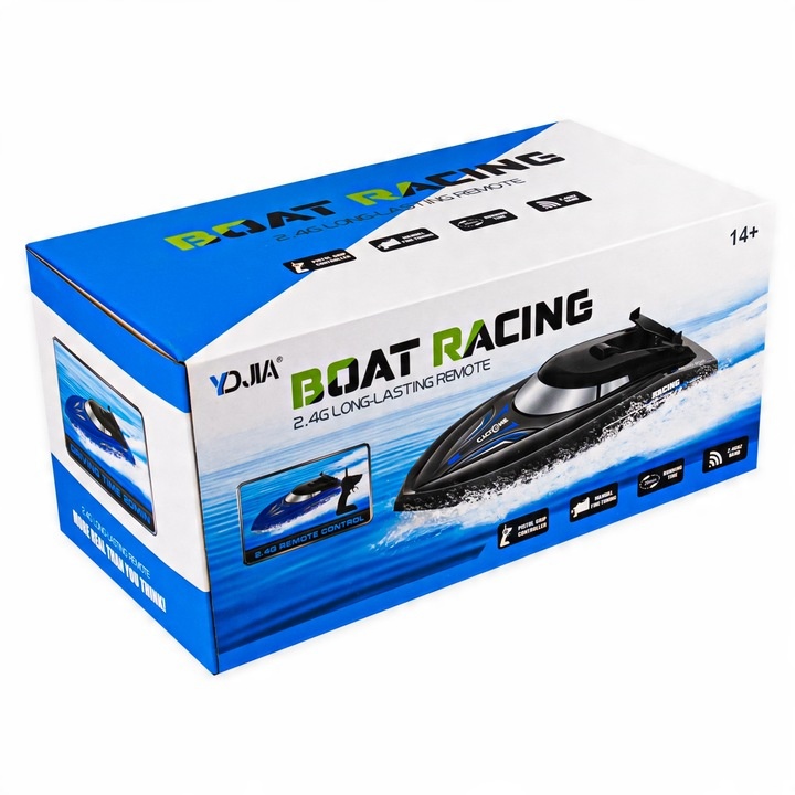MOTORBOAT BOAT remote controlled SPEED BOAT 25km/h + PILOT Kind floating