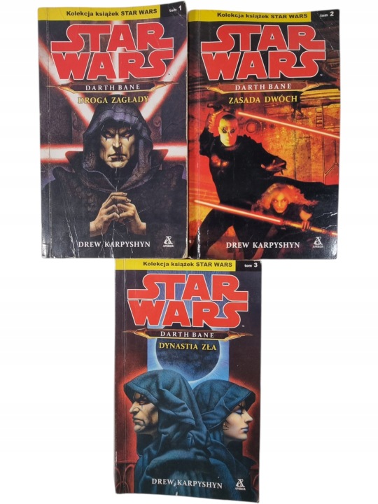 Zdjęcie egzemplarza: Star Wars Tomy 1-3 / Kolekcja / Darth Bane Trylogia / Drew Karpyshyn