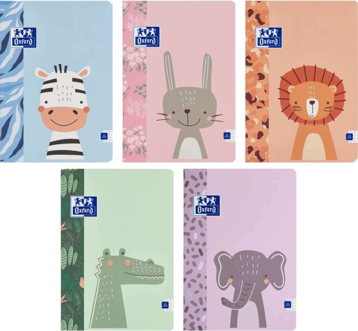 Oxford Kids Зошит A5 32 аркуші в клітинку без полів, кролик
