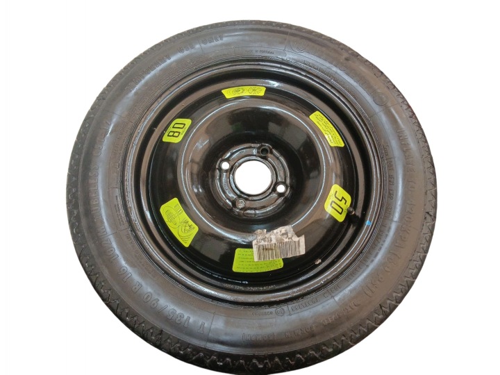 kerék tartományi pótkerék 16'' PEUGEOT 3008 I (2009-2013) T135/90/R16 4X108
