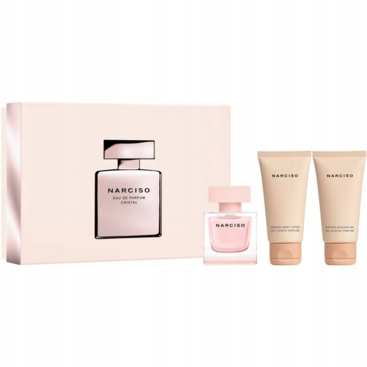 narciso rodriguez narciso cristal woda perfumowana 50 ml   zestaw  