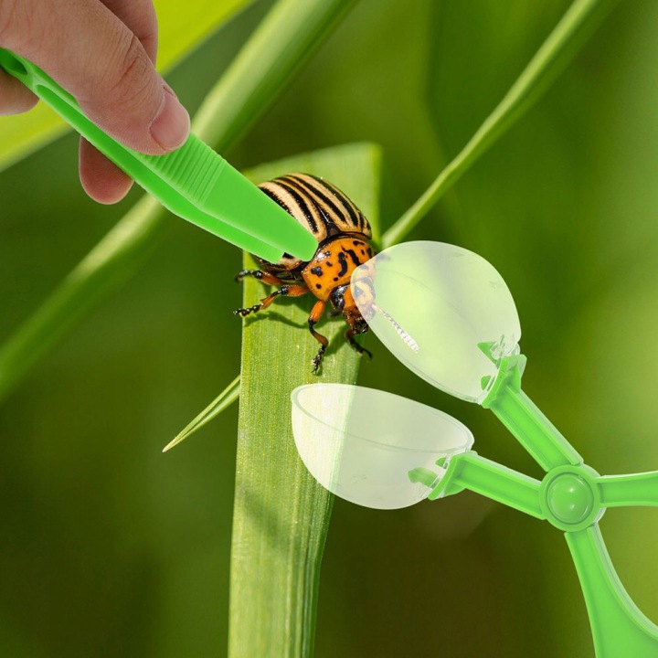 Ножиці BUG CATCHERS зелені пластикові інструменти для збору 5 шт. — фото 5