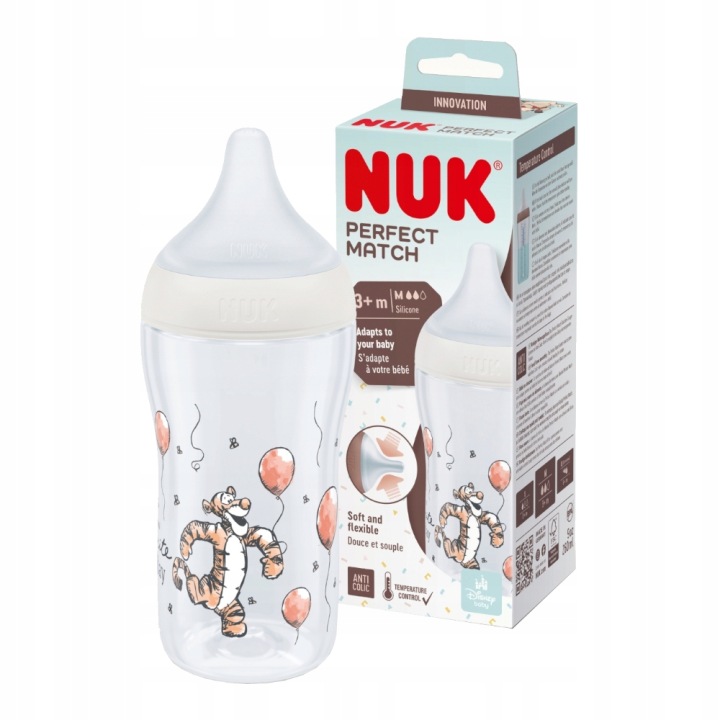 Пляшка NUK Perfect Match Тигрик 260 мл