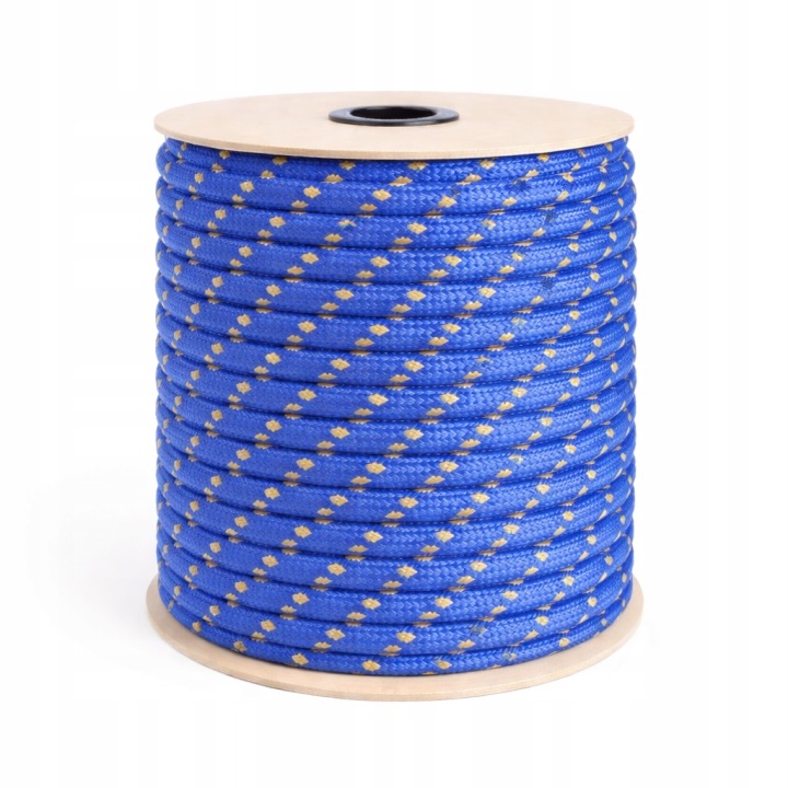 Polypropylenové lano Pp 16 mm × 100 m, pletené, 16 mm, plovoucí, s Uv tkaninou