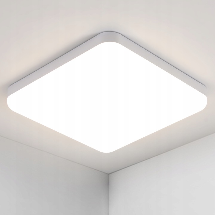 Stropní svítidlo Led čtvercové moderní do koupelny 32W 4500K IP54