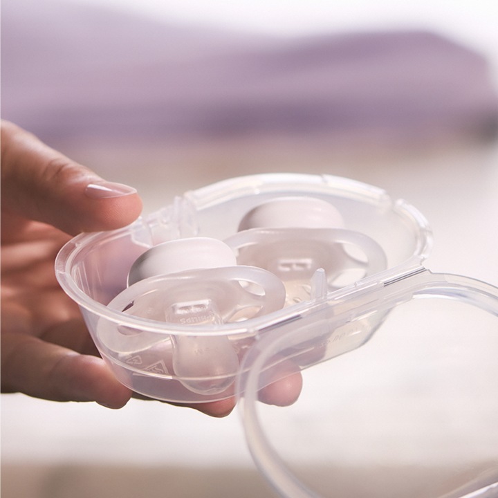 PHILIPS AVENT ультра START соска для новонародженого 0-2 міс. + чохол 2 шт. — фото 4