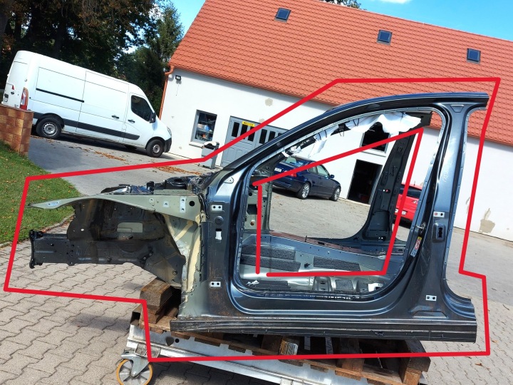 AUDI A5 8B3 B10 AVANT pillar threshold quarter left LZ7S