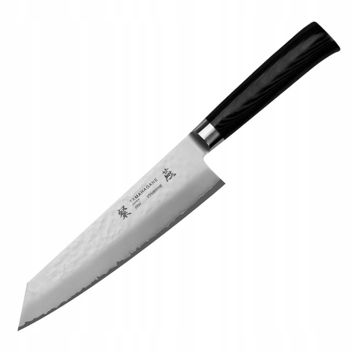 Tamahagane Tsubame Black VG-5 Japonský Nůž Kengata 61 Hrc 19,5 cm