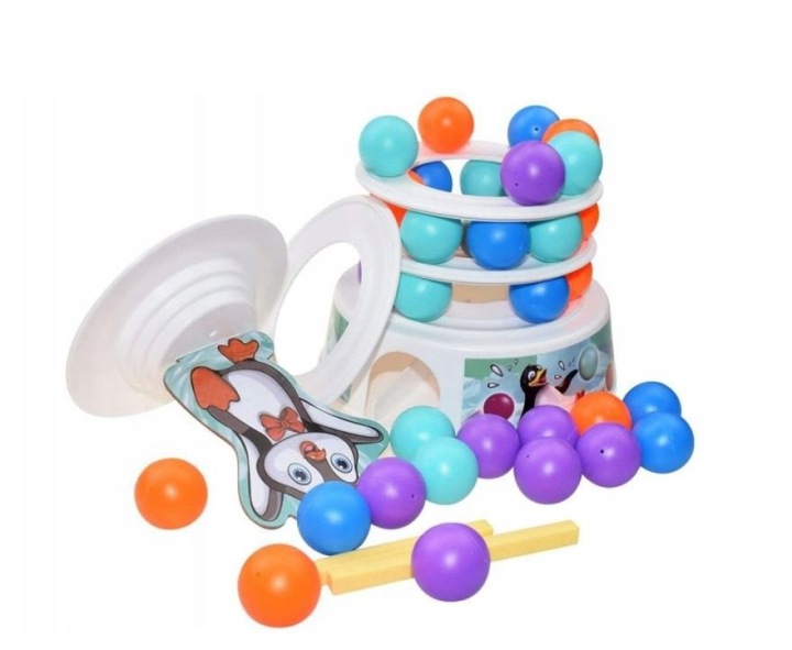 PINGWIN NA WIEŻY GRA ZRĘCZNOSCIOWA RODZINNA ROZRYWKOWA WOOPIE Kod producenta 48297