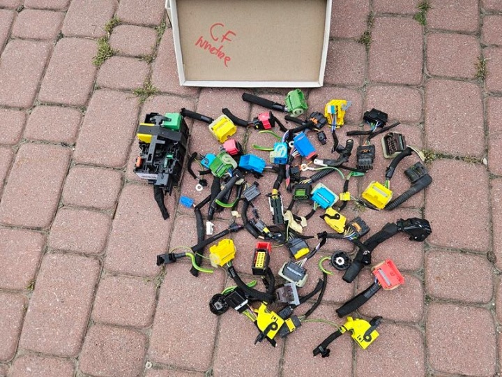 Kostka Connector Contact kabel Armaturenbrett Innen- komory Opel Corsa F
