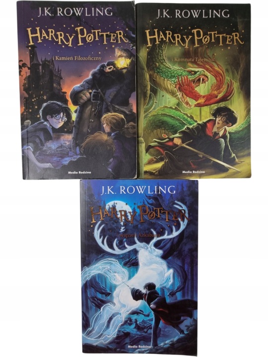 Zdjęcie egzemplarza: Harry Potter 1-3 / Komnata Tajemnic / Więzień Azkabanu / J.K. Rowling