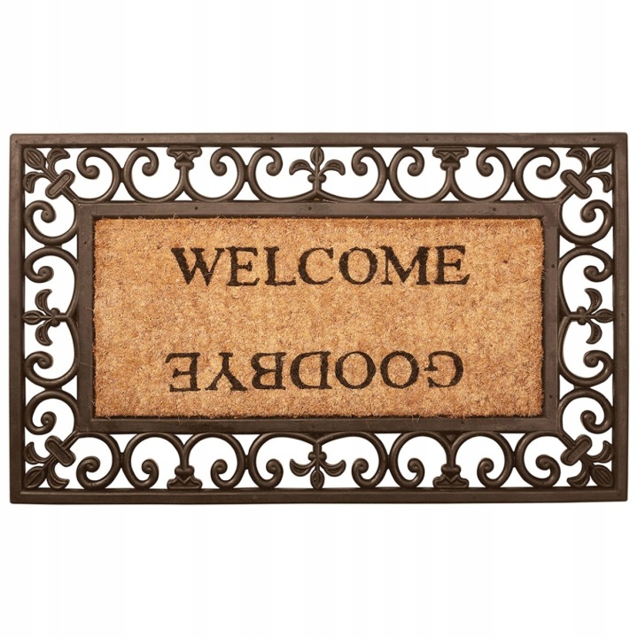 WYCIERACZKA WEJŚCIOWA ZEWNĘTRZNA Wiktoriańska WELCOME 75 cm DUŻA MASYWNA