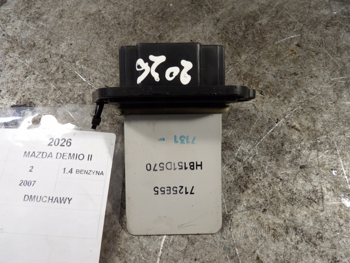 Mazda Demio II gebläsewiderstand 7125E55 HB151D570