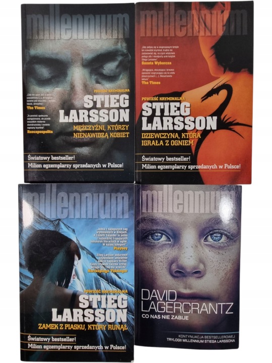 Zdjęcie egzemplarza: Saga Millennium 1-4 / Stieg Larsson / Mężczyźni, którzy nienawidzą kobiet