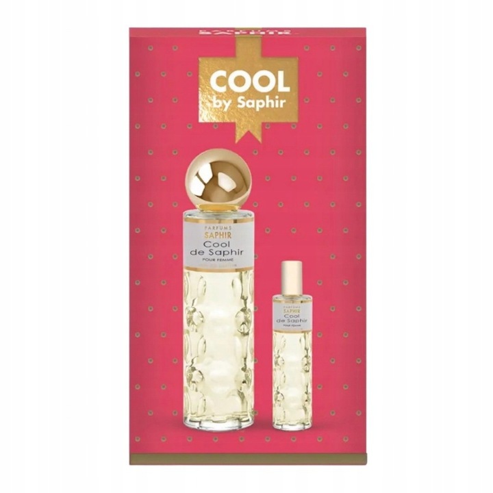 parfums saphir cool de saphir woda perfumowana 200 ml   zestaw  