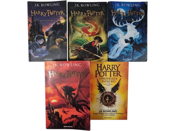 Zdjęcie egzemplarza: Harry Potter + Przeklęte Dziecko / zestaw 5 książek / J.K. Rowling