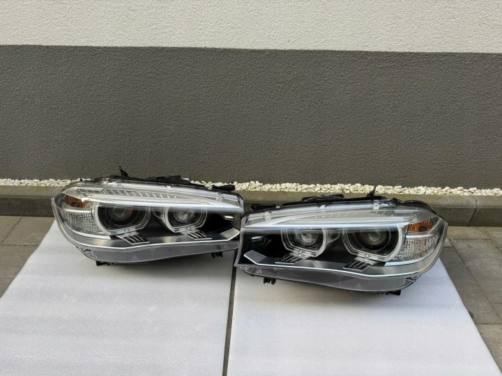 Leuchte BMW X5 F15 X6 F16 Bi Xenon Led Kurvenlicht Skretne komplet
