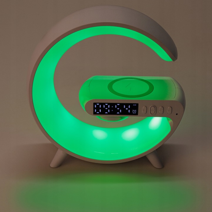 Лампа Настільна LED RGB Нічна Будильник Колонка Регульована Шкільна На Письмовий стіл — фото 13