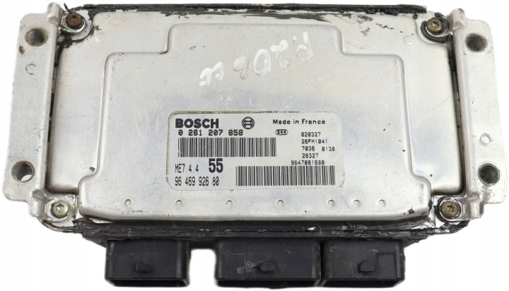 PEUGEOT 206 CC 307 computer control unit of the engine 0261207858 9647081680