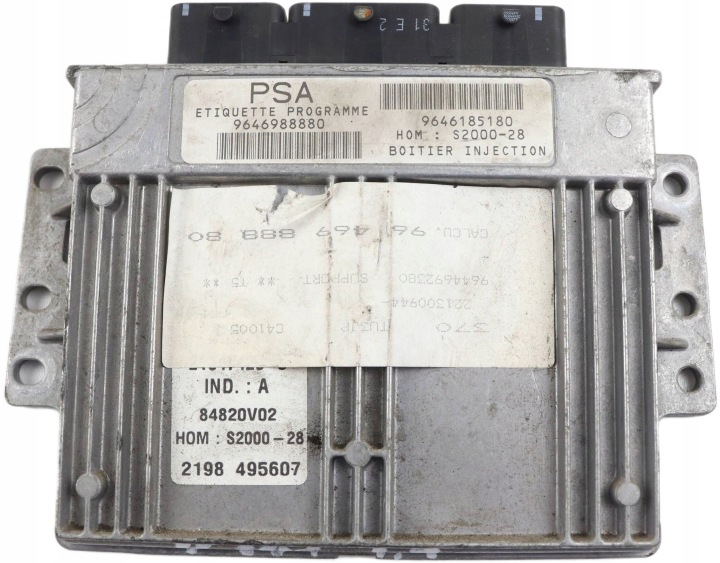 PEUGEOT 307 modul Bedienteil DES MOTORS 1.4 8V 9646988880 9646185180