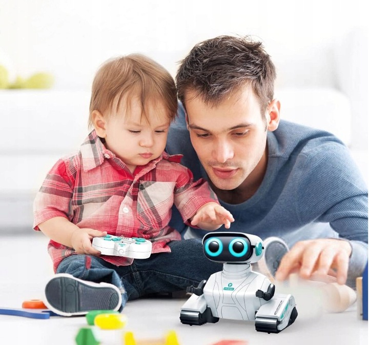 ROBOT INTERACTIVE REMOTE CONTROLLED RC REMOTE CONTROL FOR CHILDREN SOUND LED Brand click4TOYS