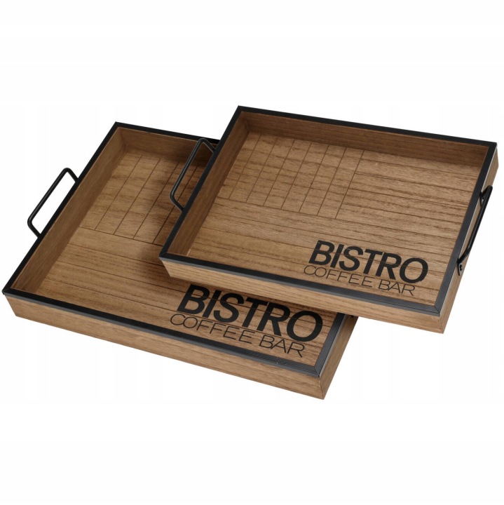 Bistro servírovací podnosy, 2 kusy