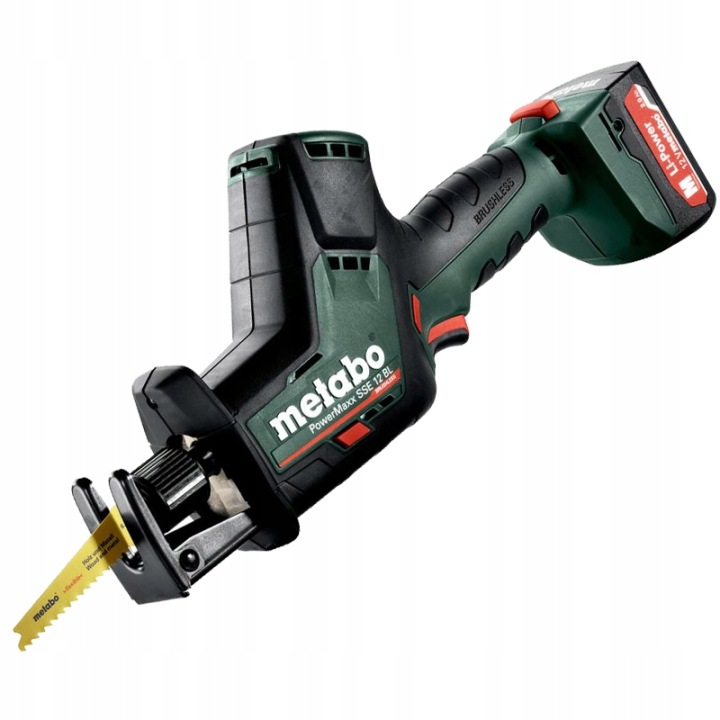 Pila Ocaska Metabo Powermaxx SSE12BL Sada 2x Aku 2 Ah Nabíjení Kufr
